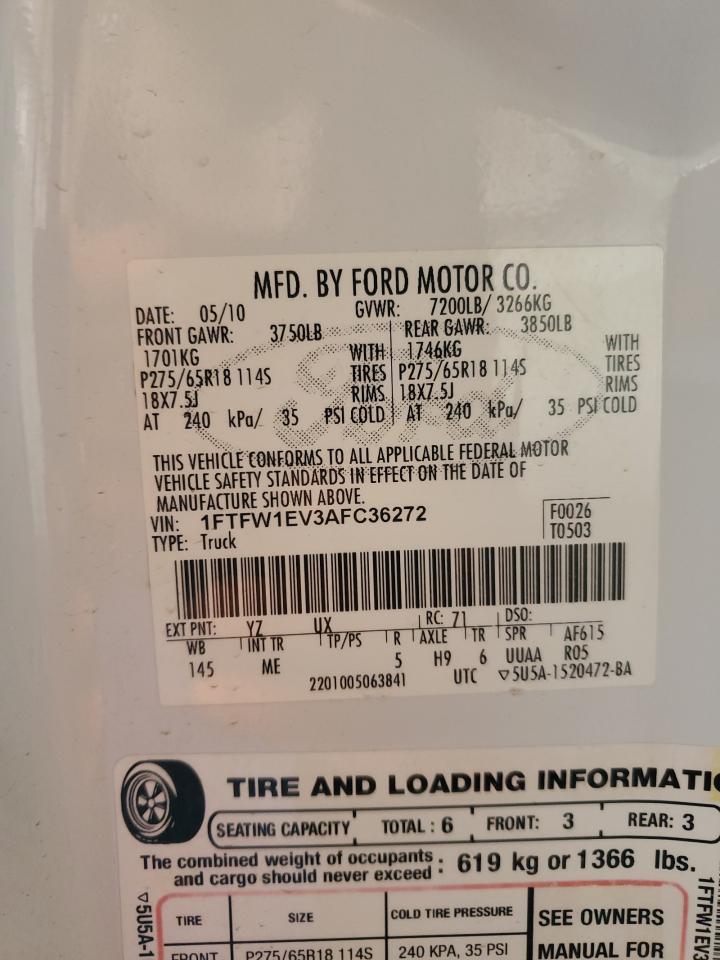 2010 FORD F-150