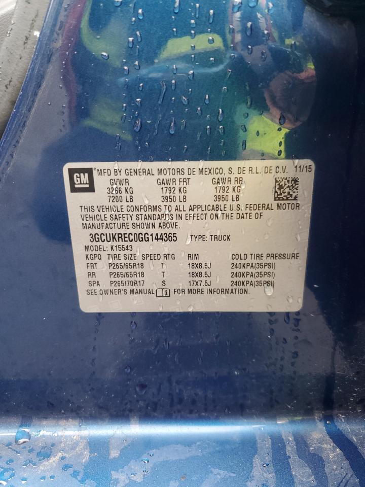 2016 CHEVROLET Silverado