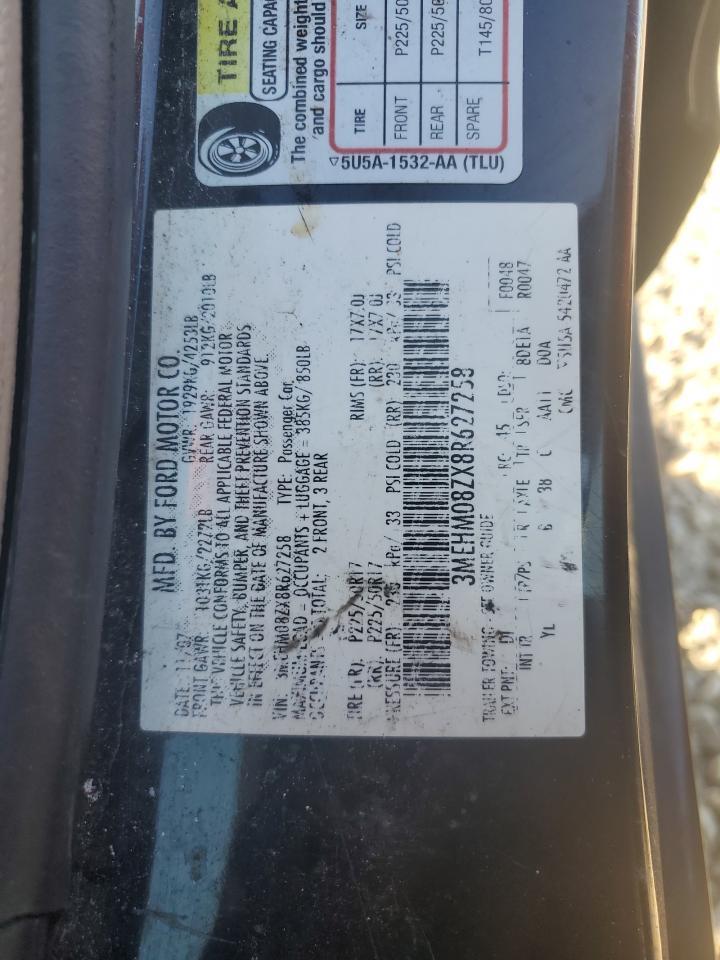 2008 MERCURY Milan