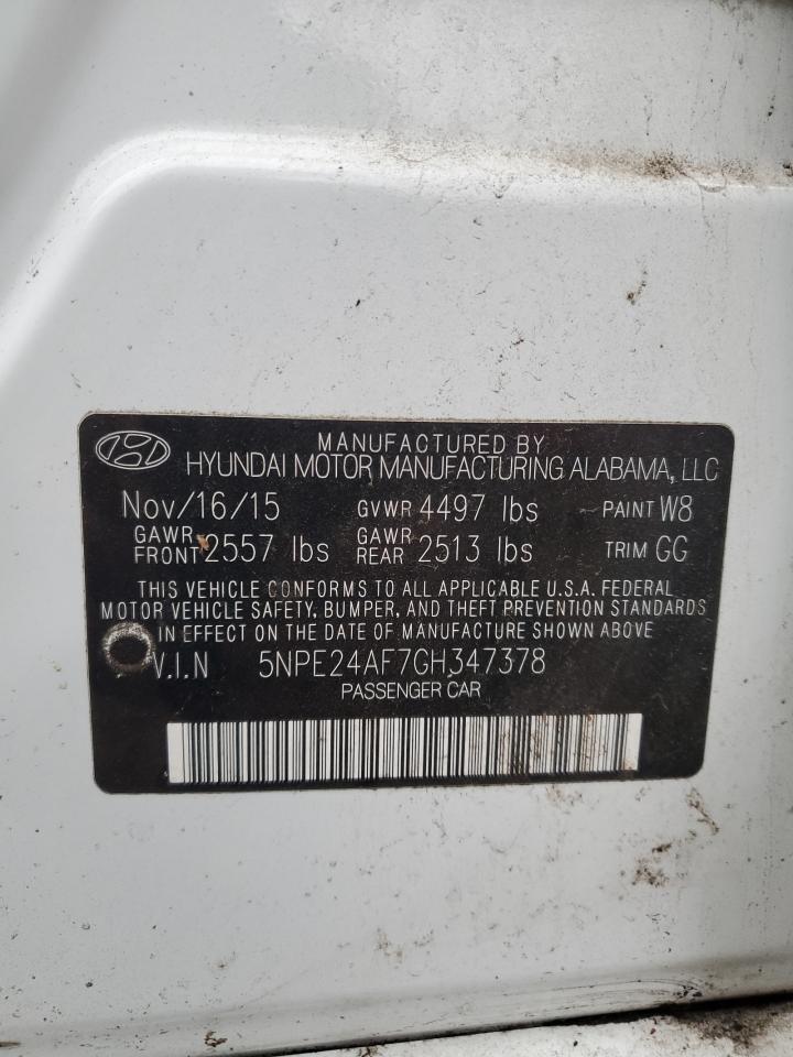 2016 HYUNDAI SONATA