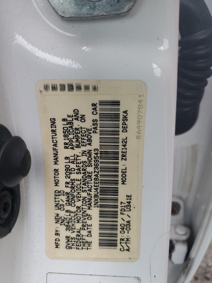2010 TOYOTA COROLLA