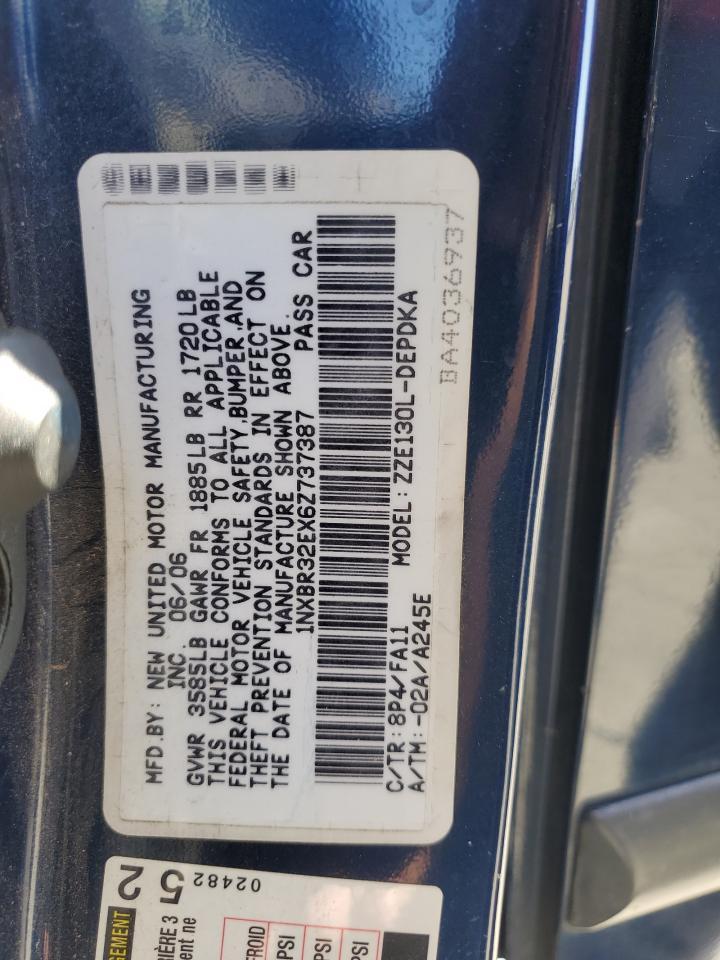 2006 TOYOTA COROLLA