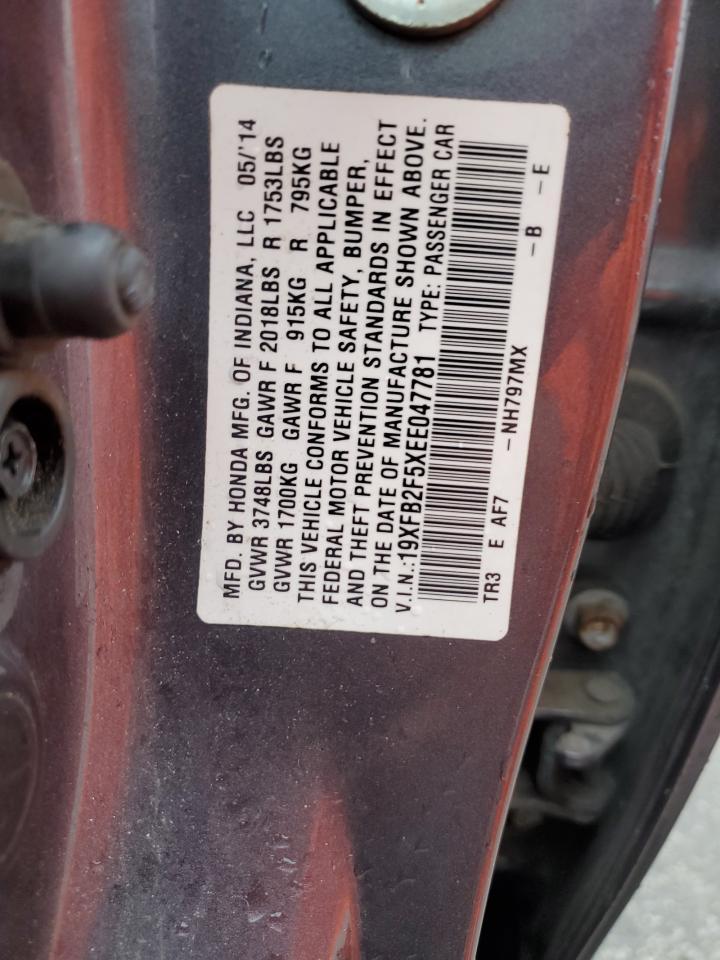 2014 HONDA CIVIC