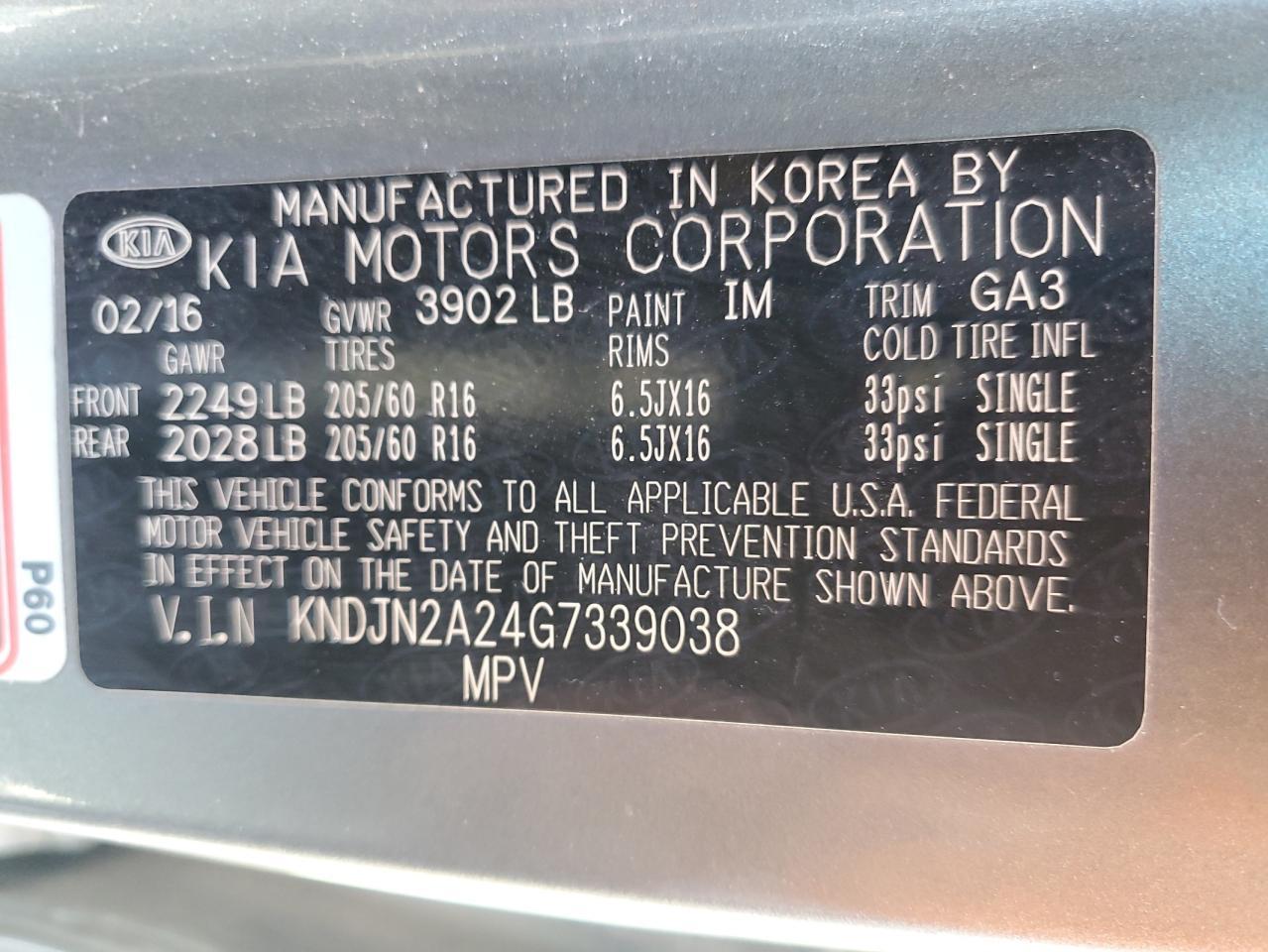 2016 KIA SOUL