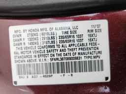 2008 HONDA ODYSSEY