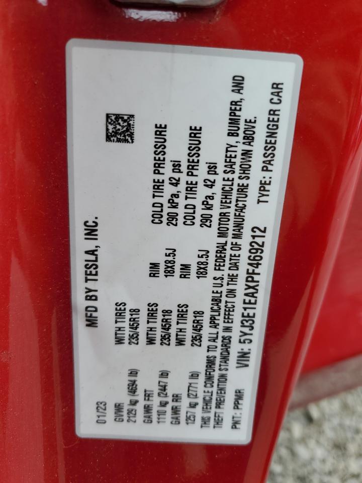 2023 TESLA MODEL 3