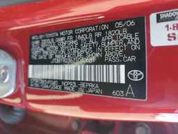 2007 TOYOTA YARIS