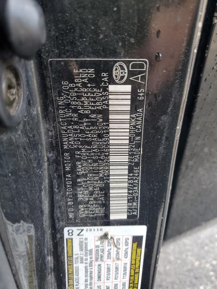 2006 TOYOTA COROLLA