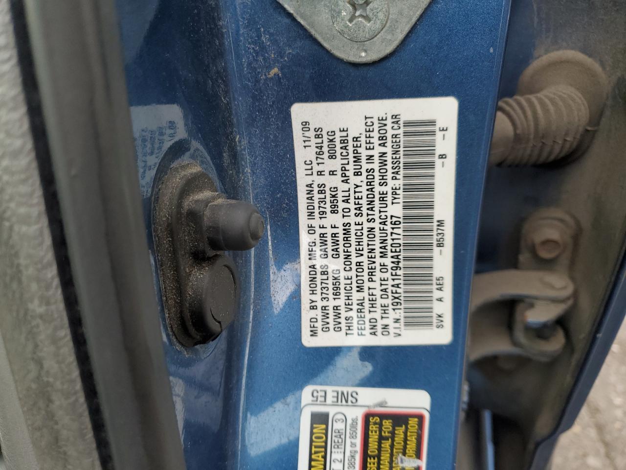 2010 HONDA CIVIC