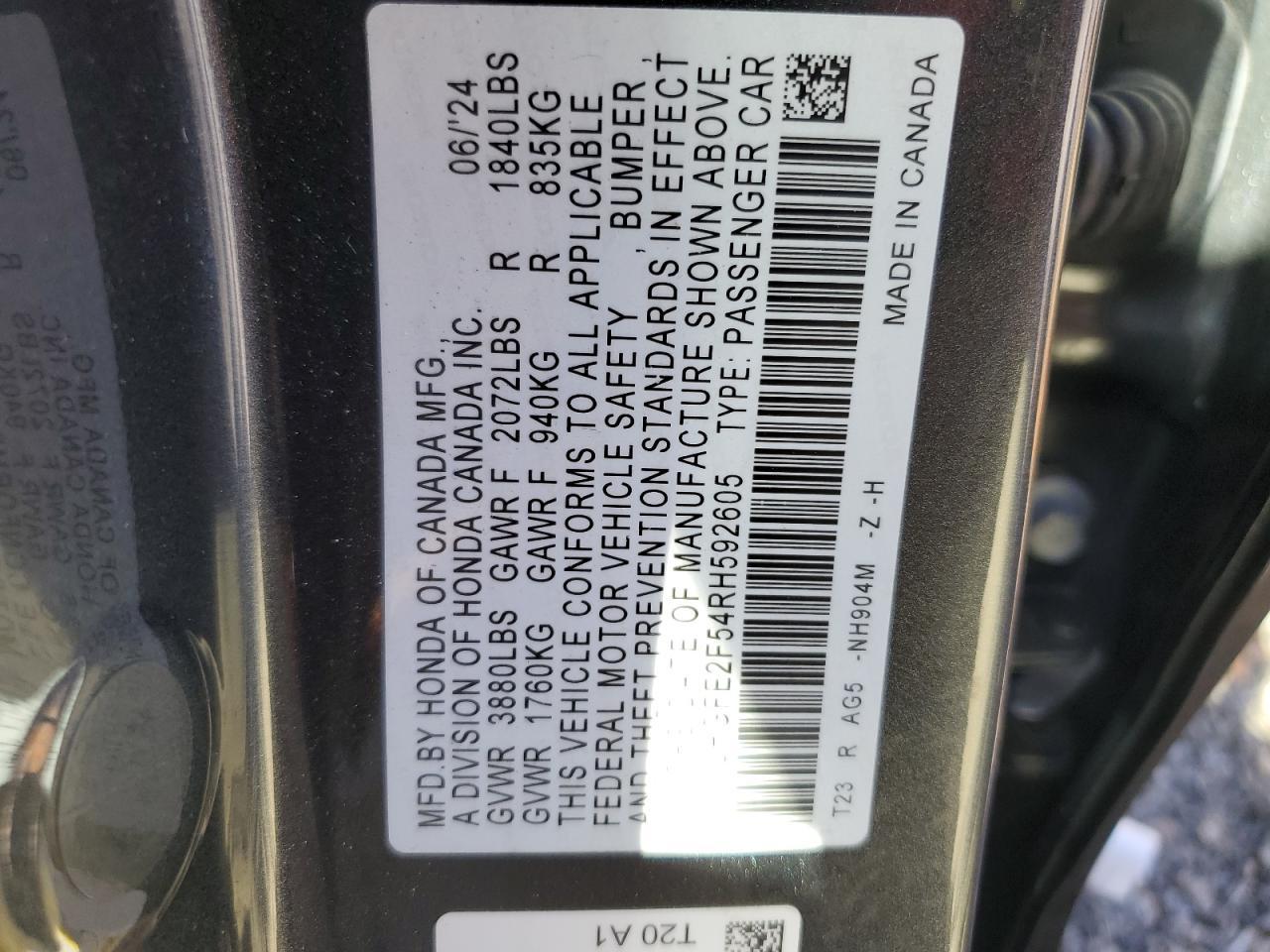 2024 HONDA CIVIC