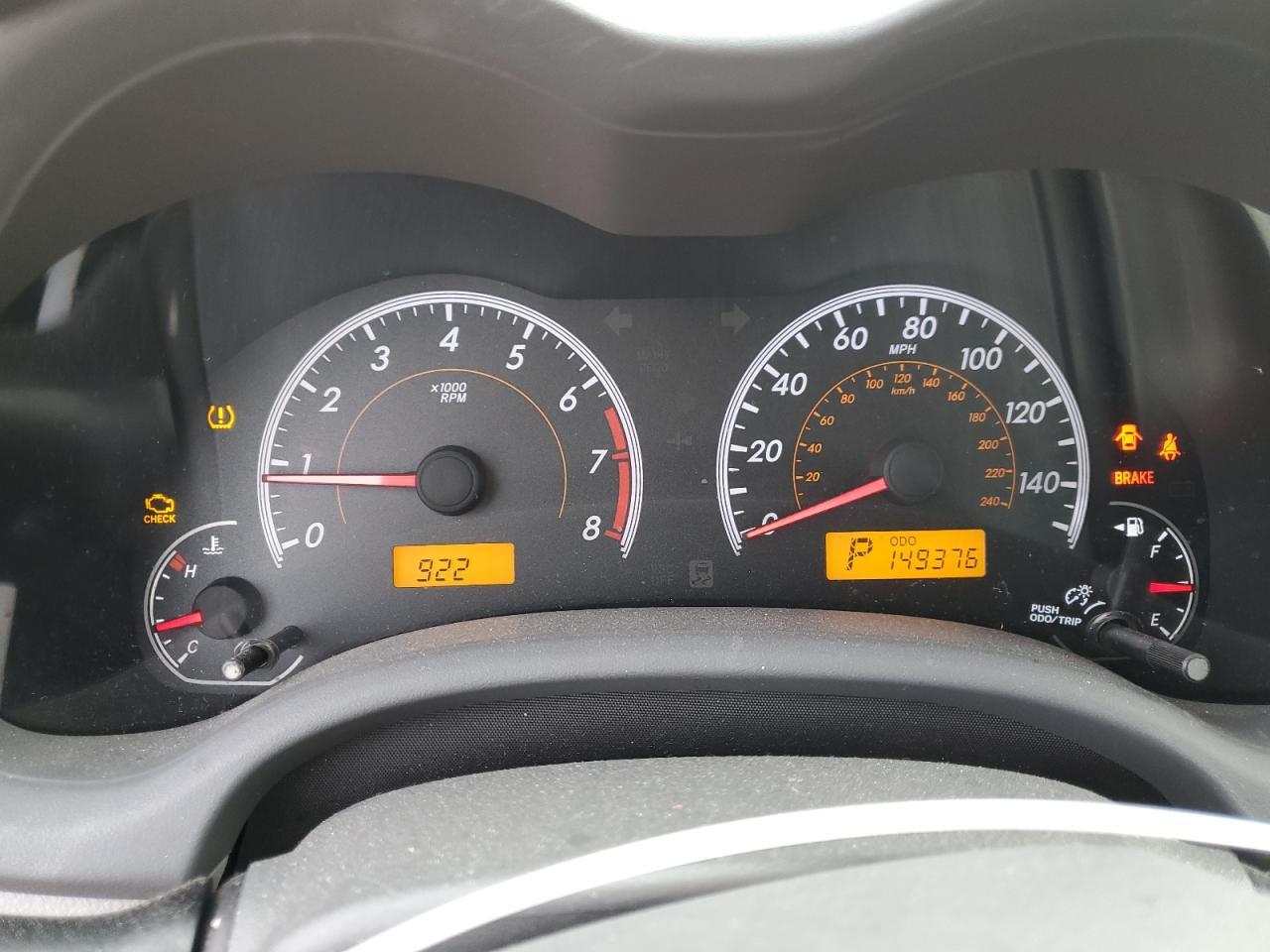 2009 TOYOTA COROLLA