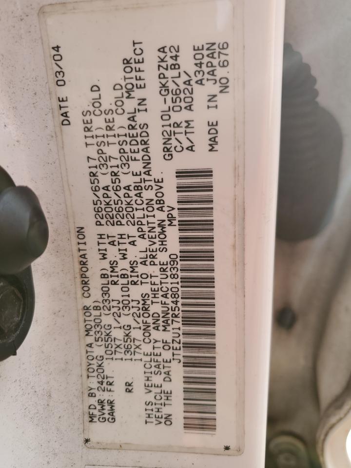 2004 TOYOTA 4Runner