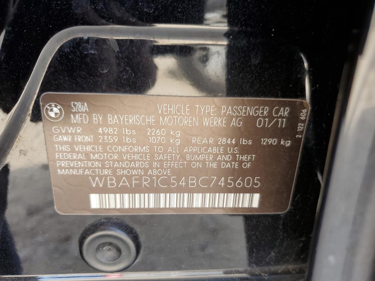 2011 BMW 5 series