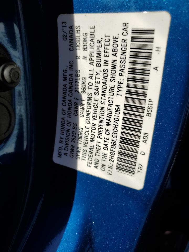 2013 HONDA CIVIC