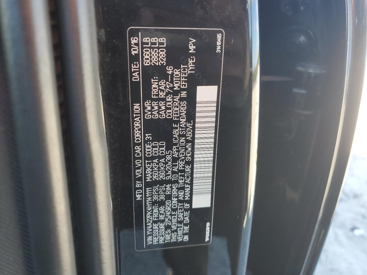 2017 VOLVO XC90