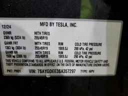 2025 TESLA MODEL Y