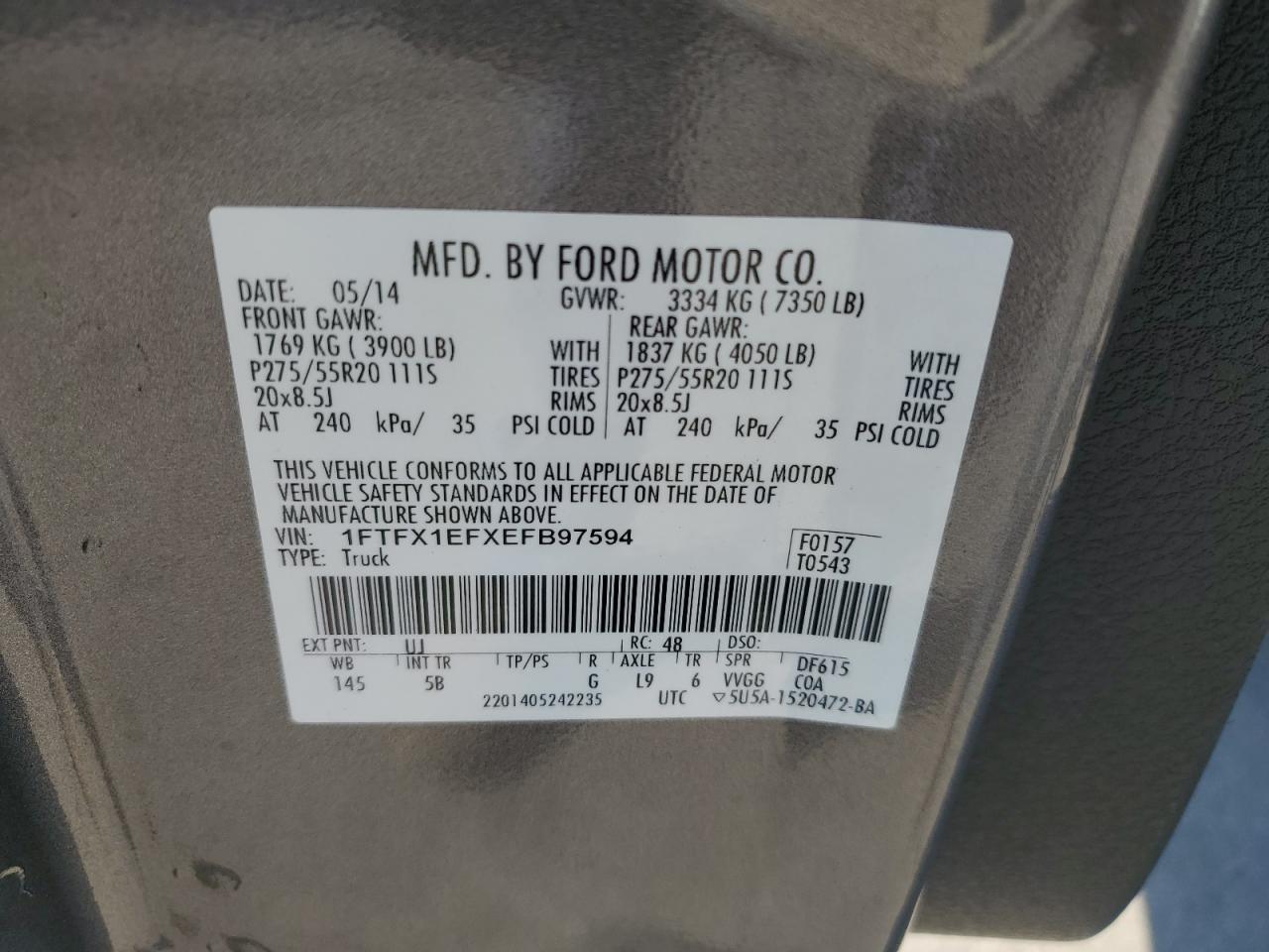 2014 FORD F-150