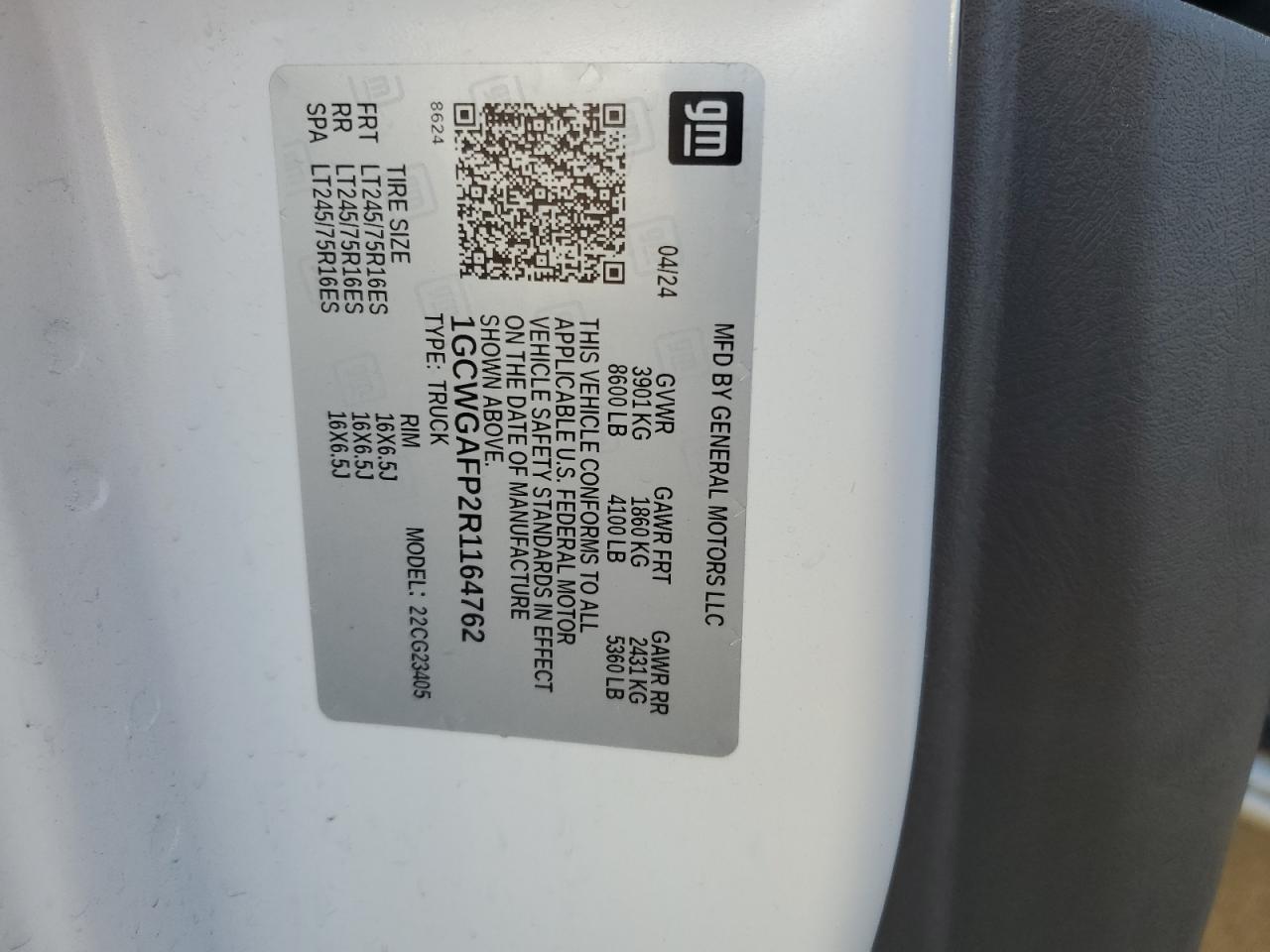 2024 CHEVROLET EXPRESS 2500