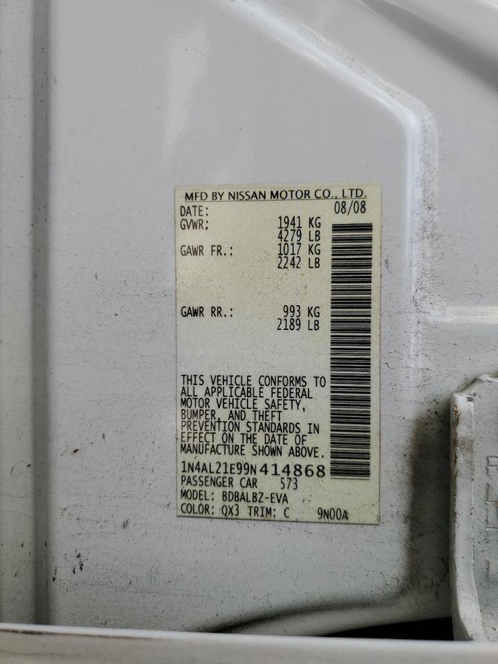 2009 NISSAN ALTIMA