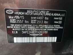 2015 HYUNDAI SONATA