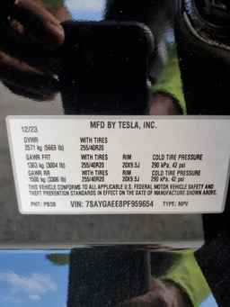2023 TESLA MODEL Y