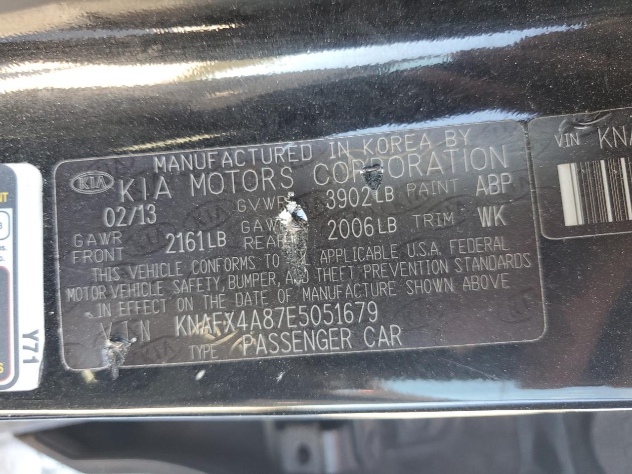 2014 KIA FORTE