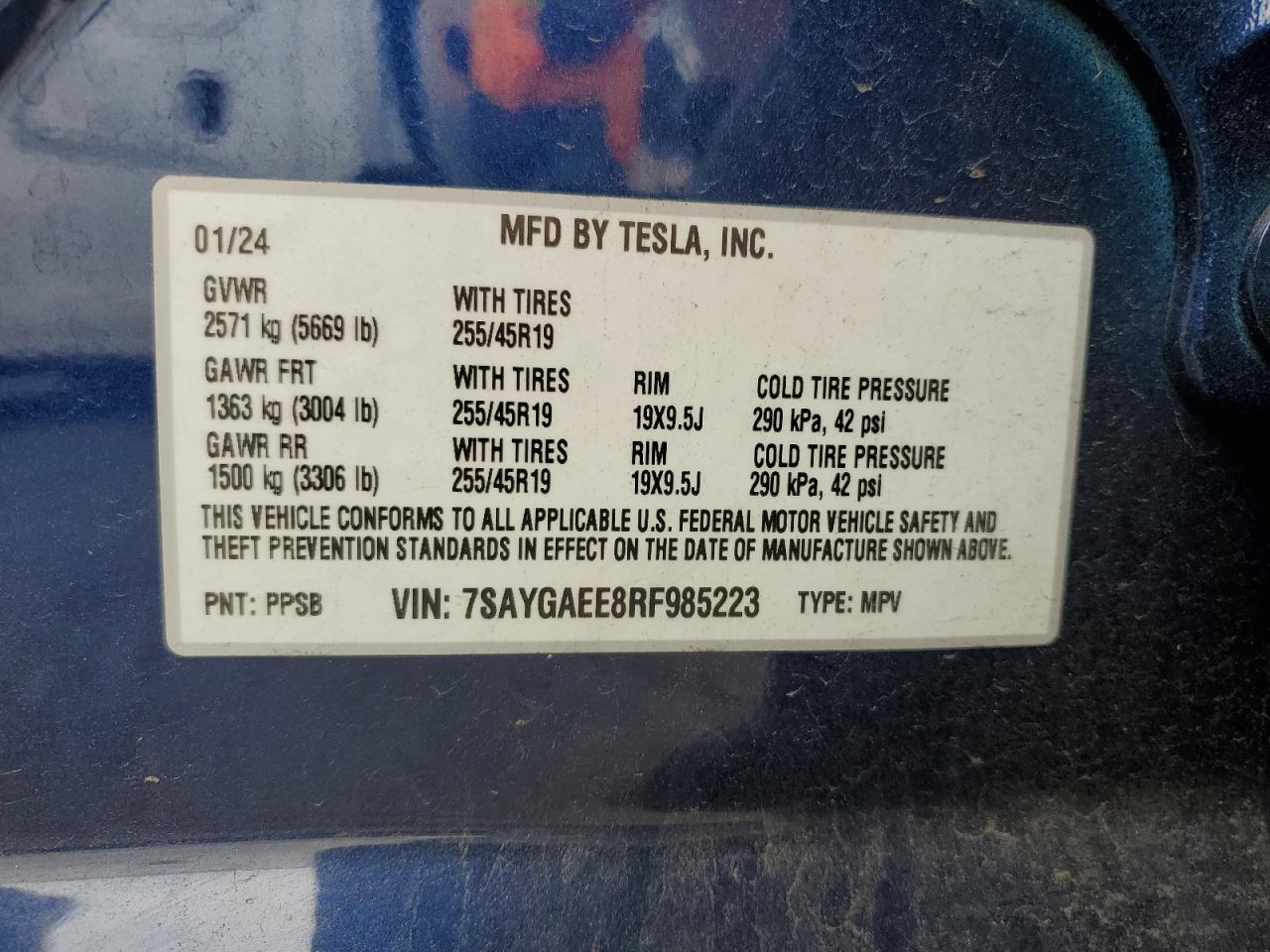 2024 TESLA MODEL Y