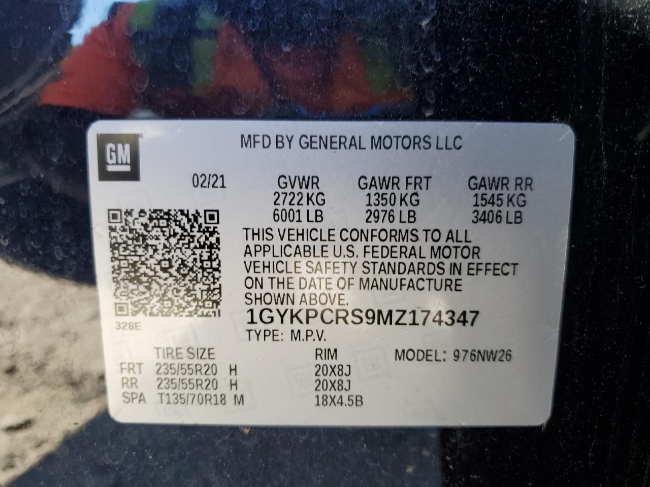 2021 CADILLAC XT6