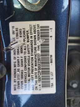 2016 HONDA CIVIC