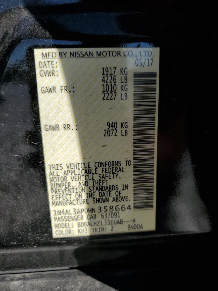 2017 NISSAN ALTIMA