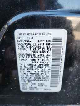 2011 NISSAN ROGUE