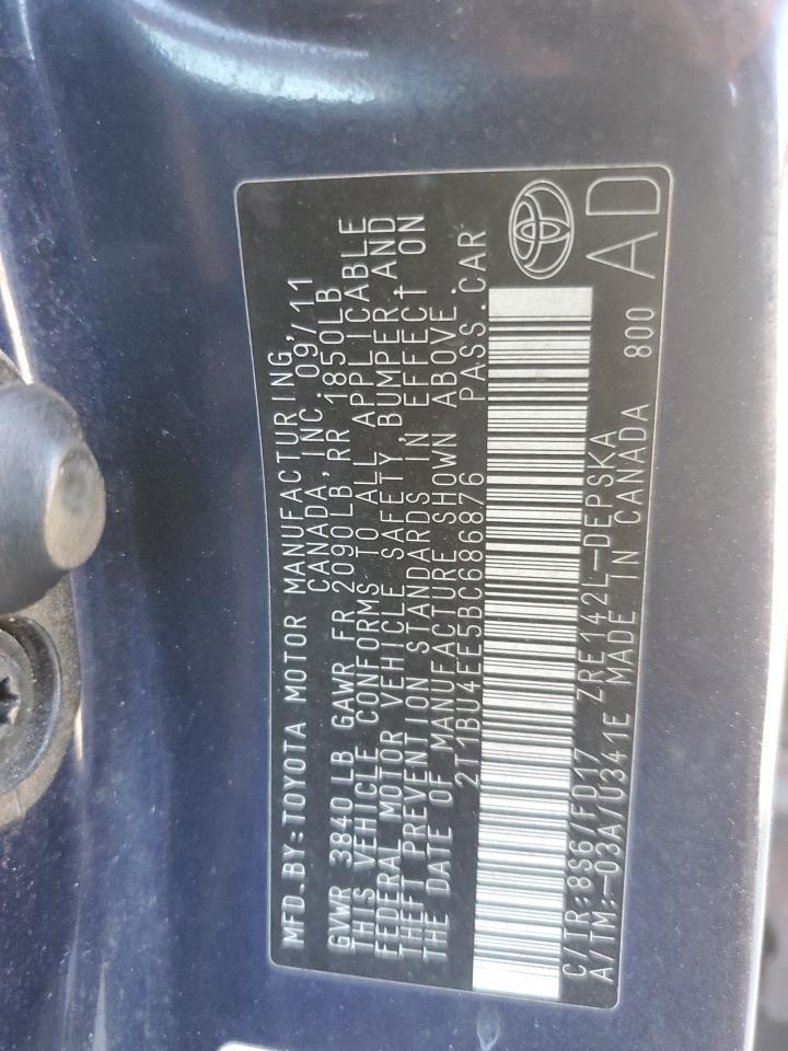 2011 TOYOTA COROLLA
