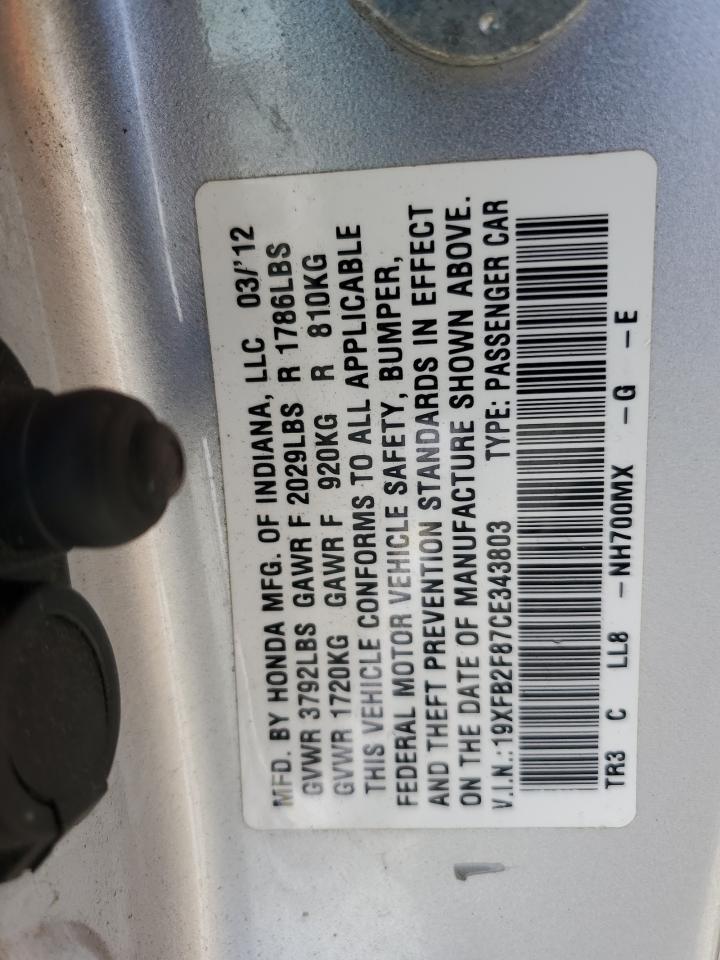 2012 HONDA CIVIC