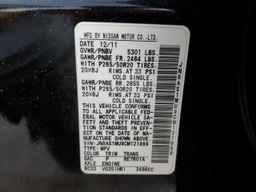 2012 INFINITI FX35
