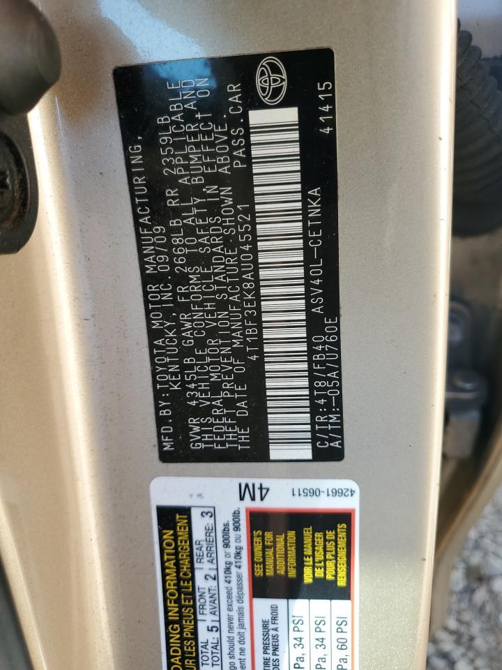 2010 TOYOTA CAMRY