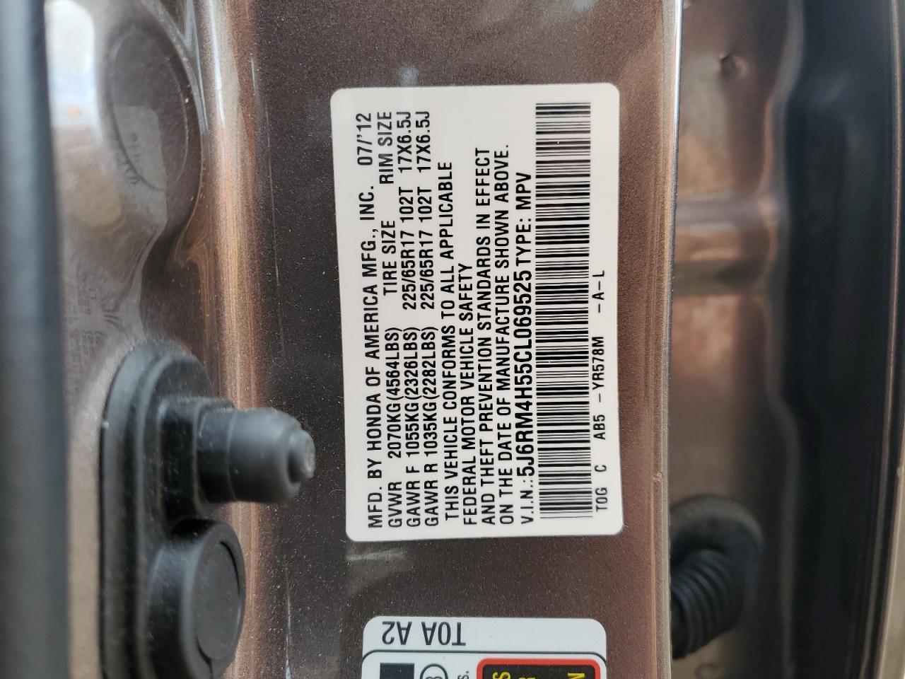 2012 HONDA CR-V