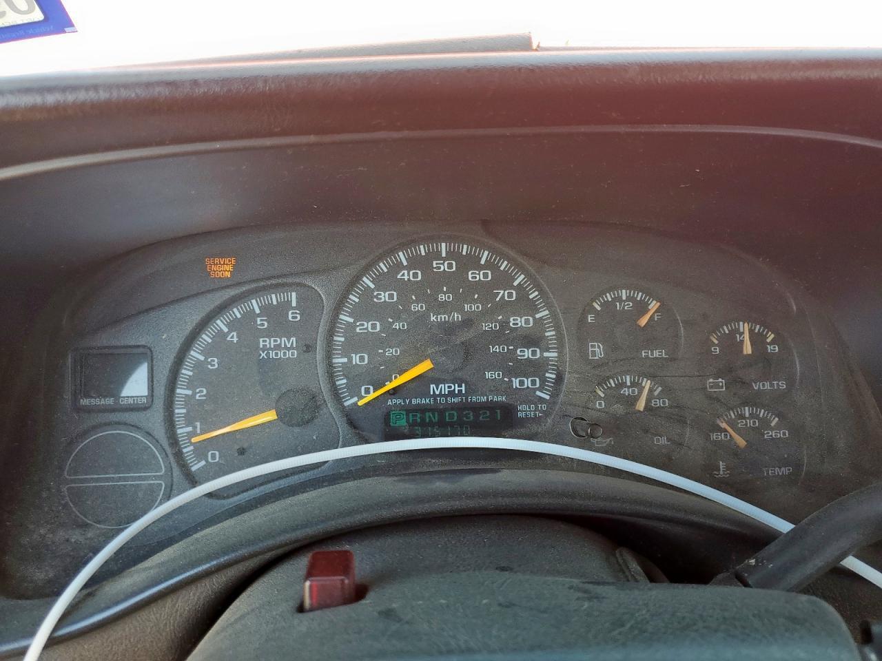 2000 CHEVROLET SILVERADO 1500