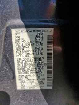2006 NISSAN PATHFINDER