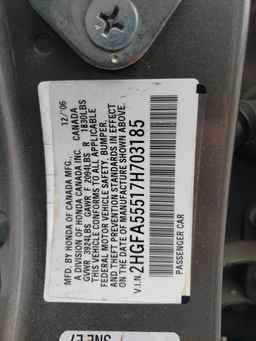 2007 HONDA CIVIC