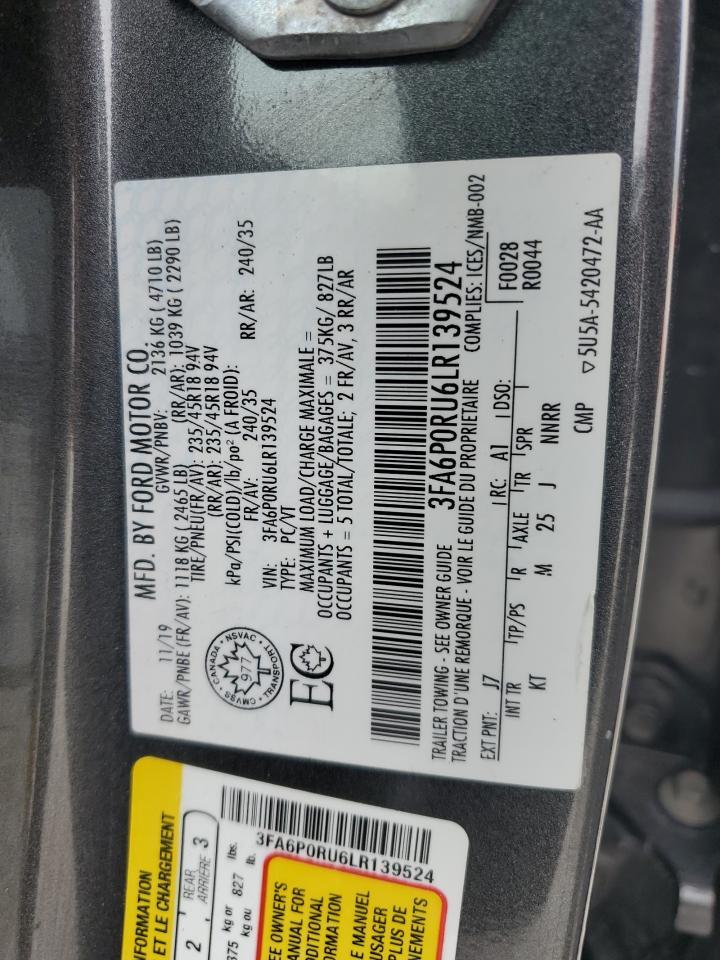 2020 FORD FUSION