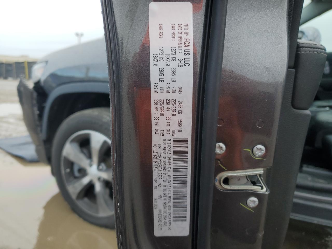 2019 JEEP CHEROKEE