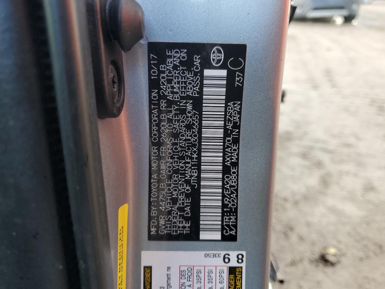 2018 TOYOTA CAMRY