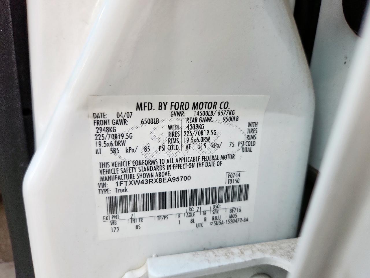 2008 FORD F-450