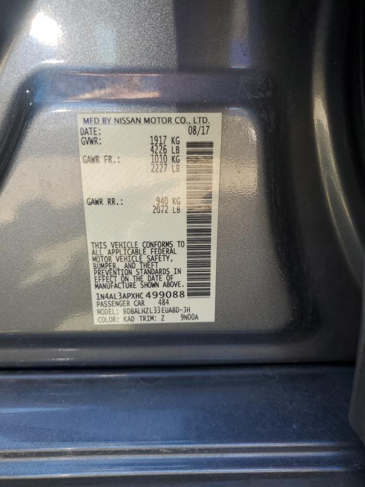 2017 NISSAN ALTIMA