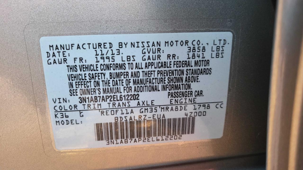 2014 NISSAN SENTRA