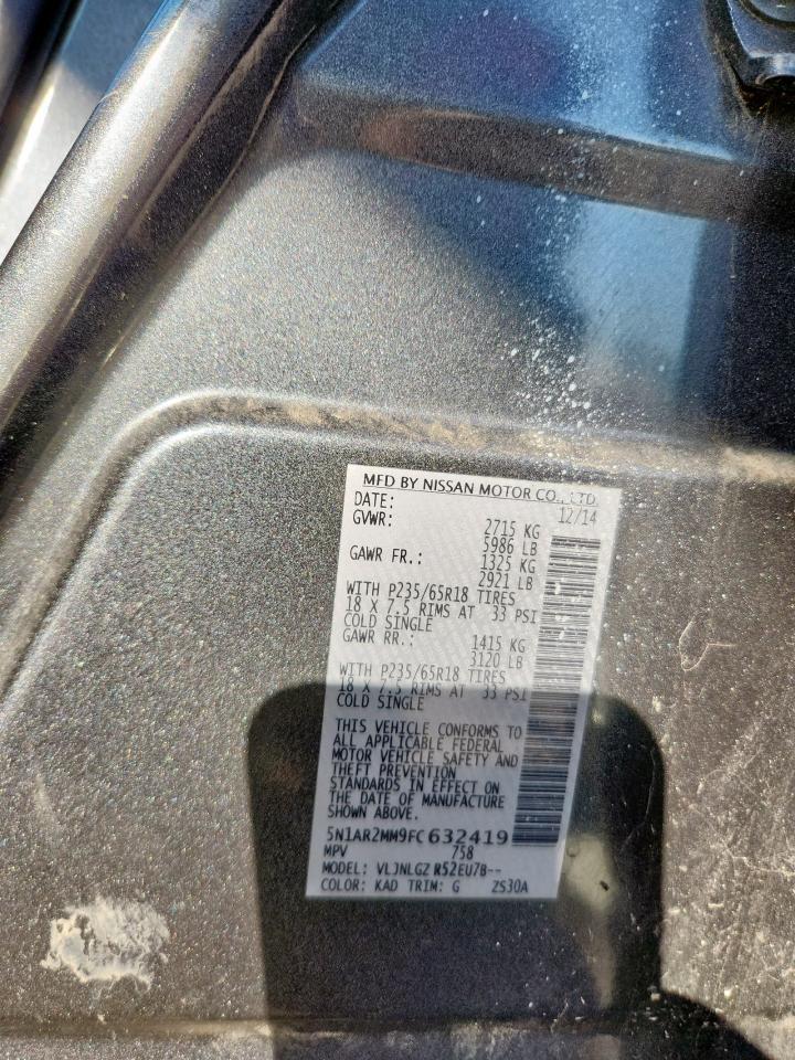 2015 NISSAN PATHFINDER