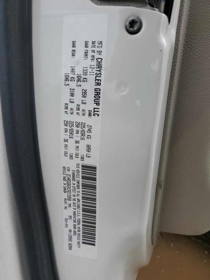 2012 DODGE GRAND CARAVAN