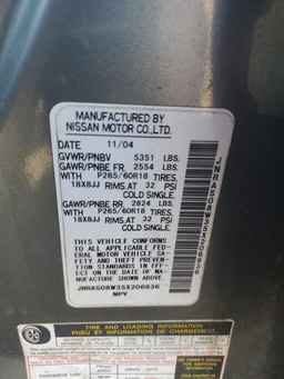 2005 INFINITI FX35