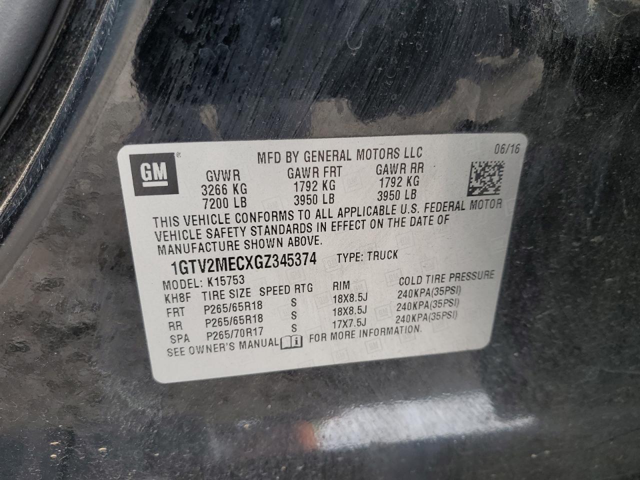 2016 GMC Sierra