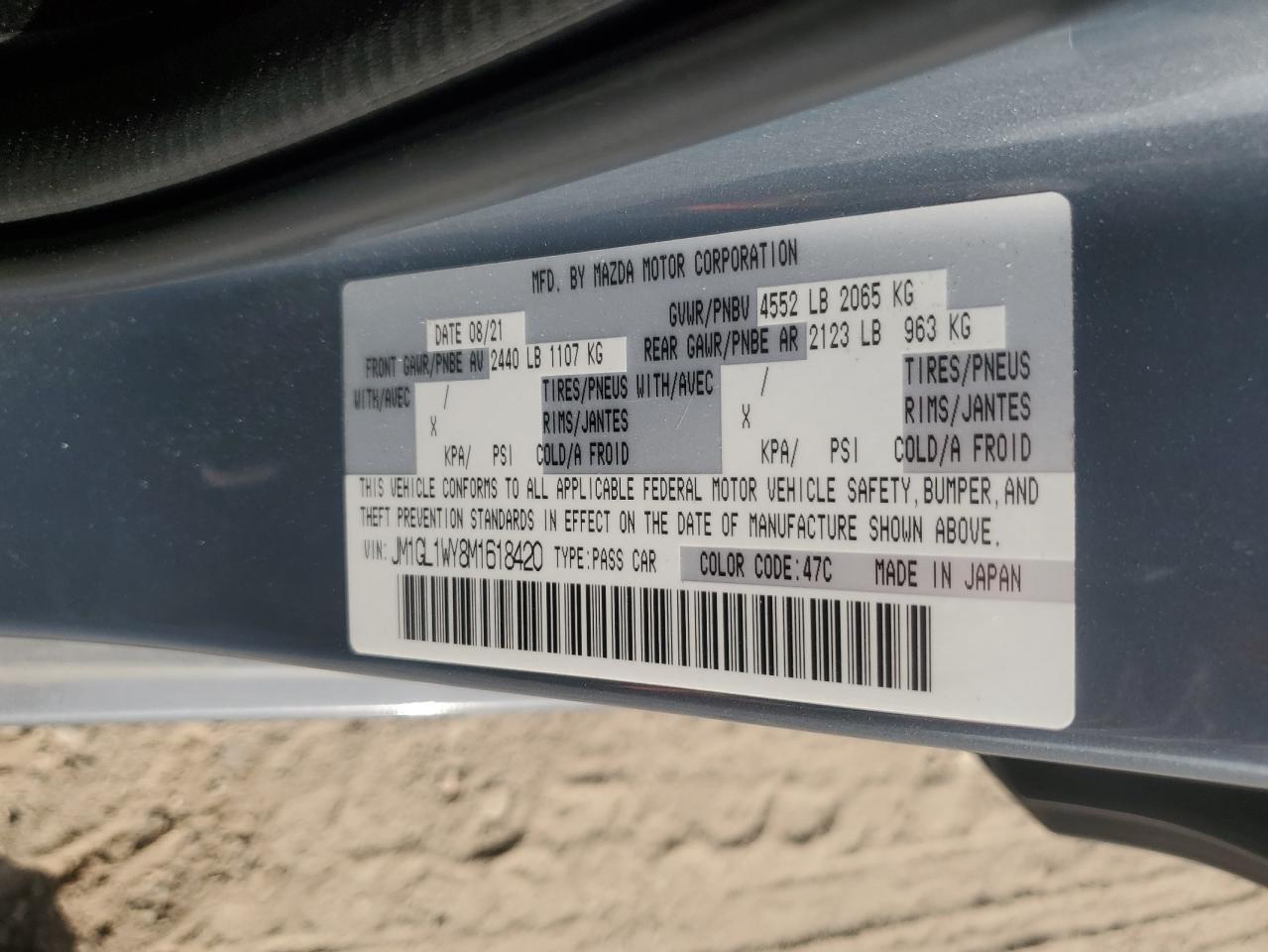 2021 MAZDA 6